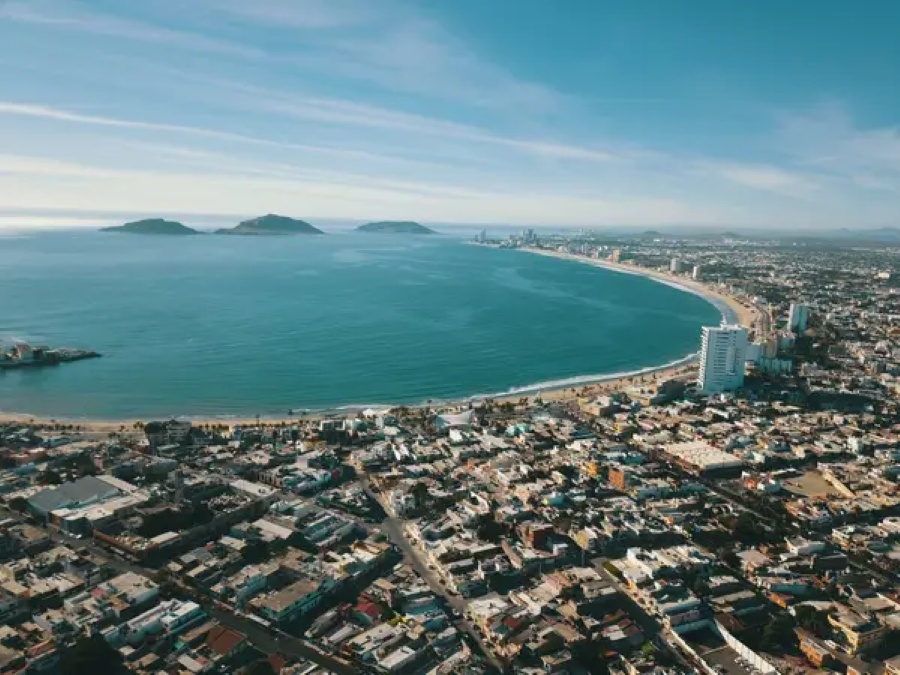 MAzatlán La Perla del Pacifico desde las alturas